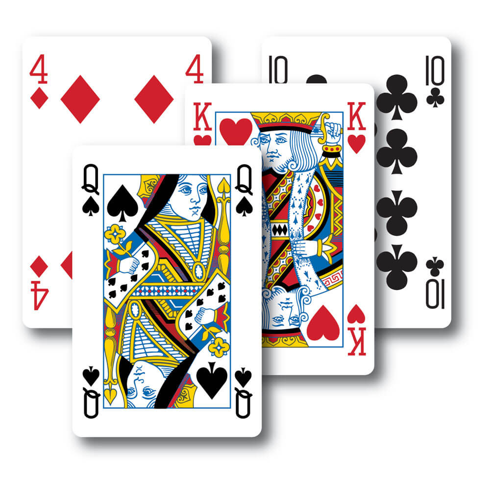 Playing cards and a Joker
